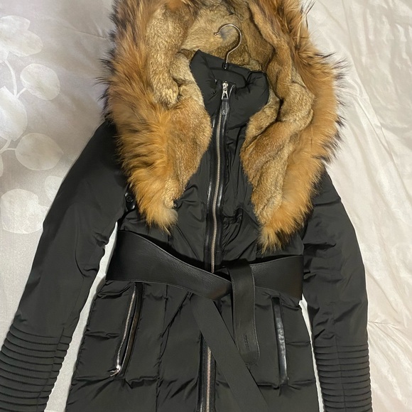 Rudsak Moda in black with fur - Picture 2 of 3